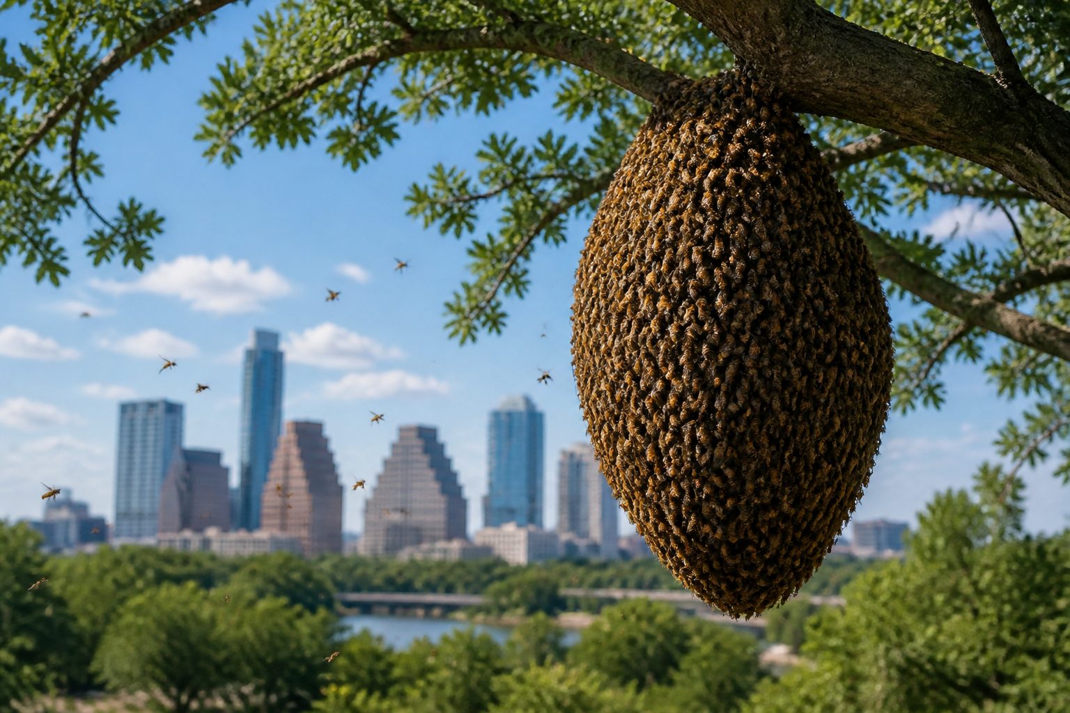 Fort Worth commercial bee removal